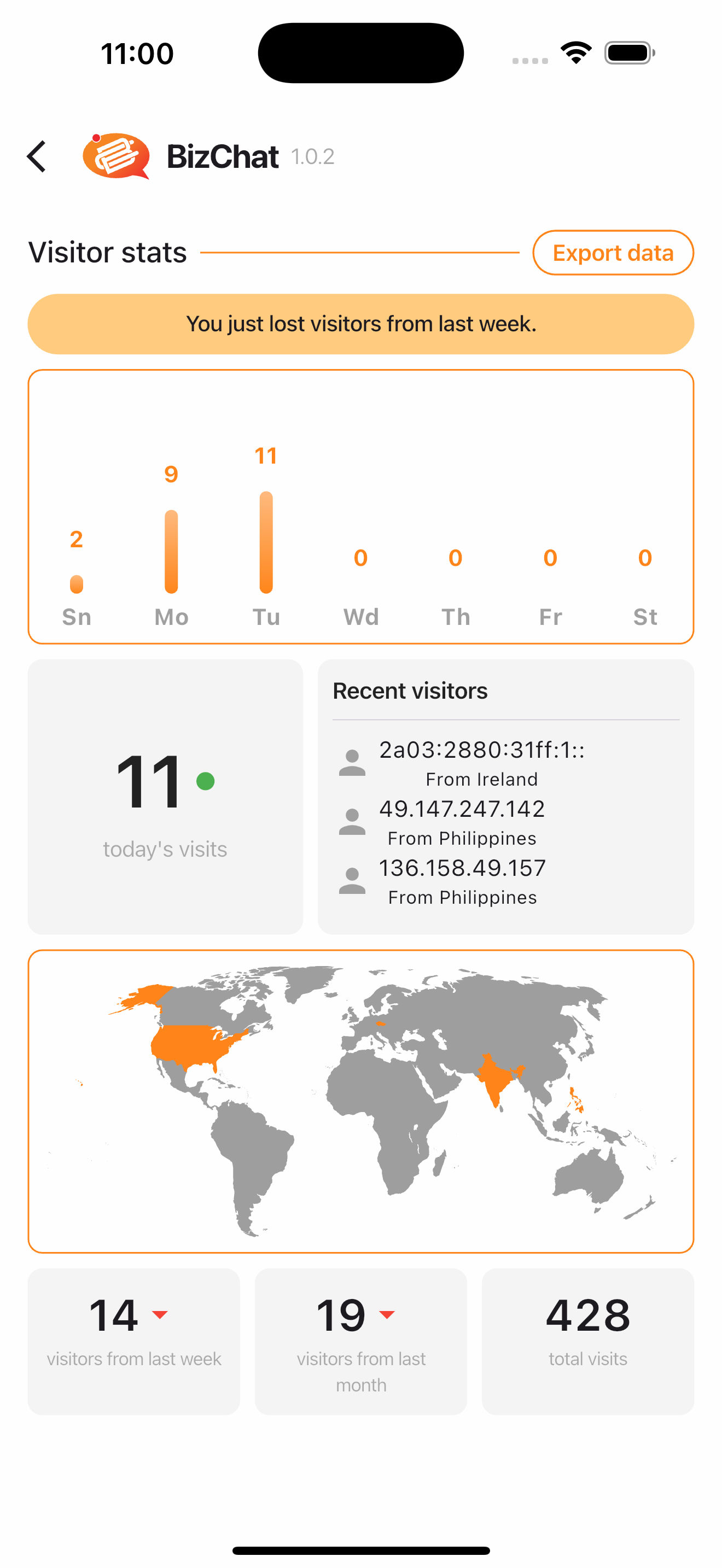 BizChat Mobile Screenshot 3