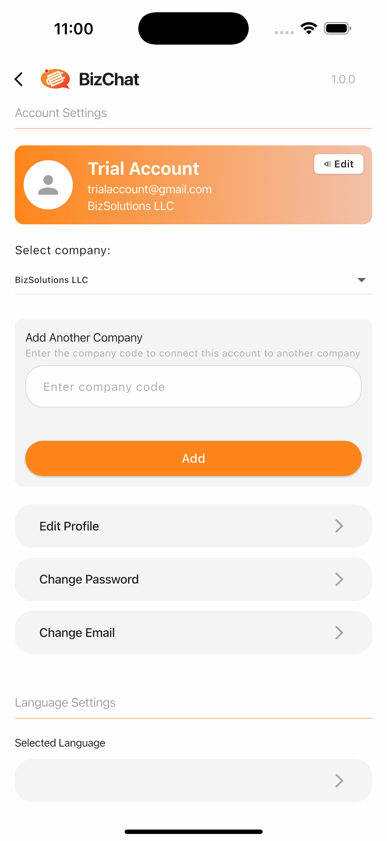 BizChat Mobile Screenshot 4